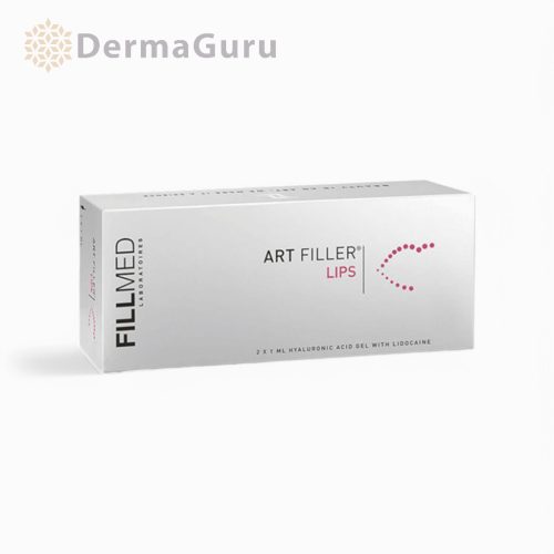 Fillmed Art Filler Lips L., Filler cu acid hialuronic, modelarea buzelor și creșterea volumului, 2 x 1ml