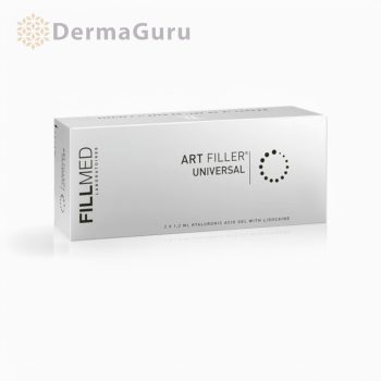   Fillmed Art Filler Universal, umplutură cu acid hialuronic, tratamentul ridurilor moderate și profunde, 2 x 1,2 ml