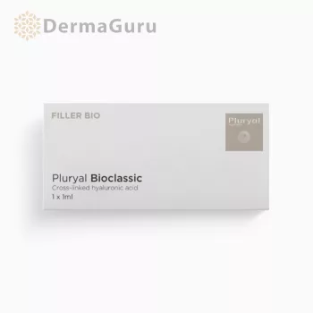   Pluryal Bioclassic, filler cu acid hialuronic, pentru riduri de profunzime medie, pierdere de volum și laxitate cutanată, 1 x 1 ml