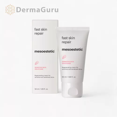 Mesoestetic Fast Skin Repair, cremă regeneratoare pentru piele sensibilă, după tratament, 500 ml