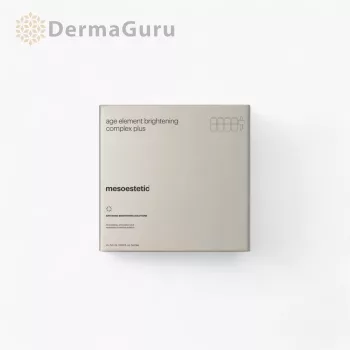   Mesoestetic Age Element Brightening Complex Plus, ser cu acțiune intensă de intensificare a strălucirii, 4×5,5 ml