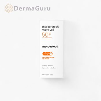   Mesoestetic Mesoprotech Water Veil SPF 50+, gel-cremă de protecție solară ultra-ușoară pentru piele normală și mixtă, 50 ml