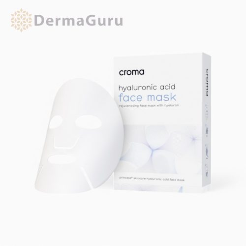 Mască de față cu acid hialuronic, 8 buc, Croma