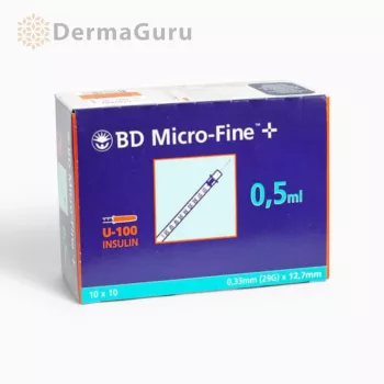   BD Micro-Fine+ Ac 0,5 ml 29G, seringă de unică folosință, 100 bucăți