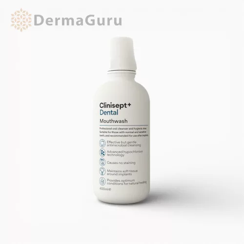 Clinisept+ Dental, apă de gură antibacteriană fără alcool 400 ml