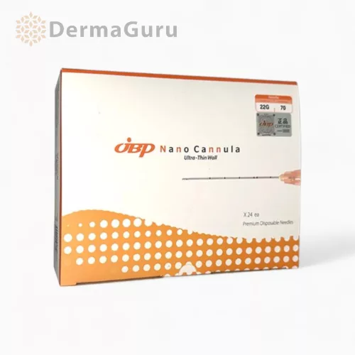 JBP Nano Cannula, canulă cu perete ultra-subțire, 22G x 70 mm, 24 buc.