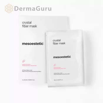   Mesoestetic Crystal Fiber Mask mască facială regeneratoare 5 buc