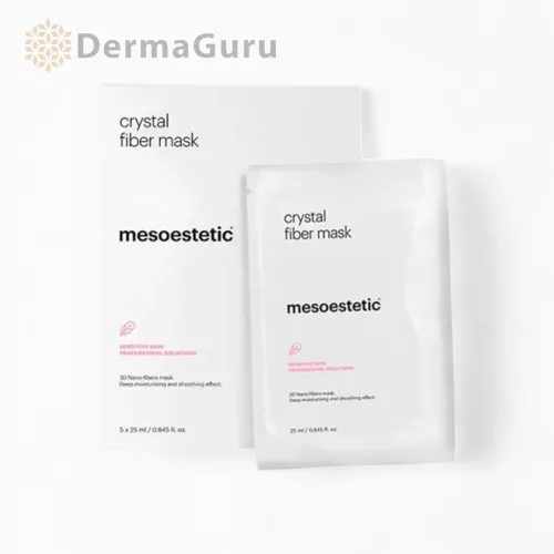 Mesoestetic Crystal Fiber Mask mască facială regeneratoare 5 buc