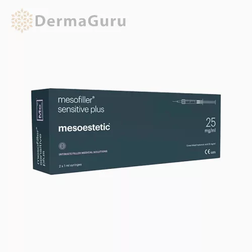 Mesoestetic Mesofiller Sensitive Plus, hialuron filler 2×1 ml