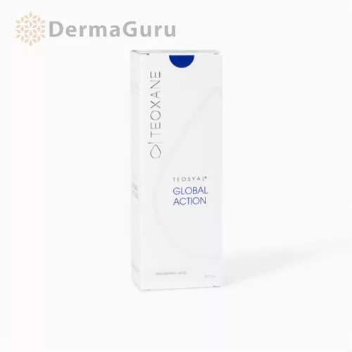 Teosyal Global Action, umplutură cu acid hialuronic, 2x1 ml