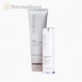   Teoxane Nourish Duo (Dry) - gel de curățare facială și cremă hidratantă pentru piele uscată (2 produse)