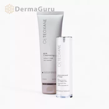   Teoxane Nourish Duo (Normal) - gel de curățare pentru față și cremă hidratantă pentru ten normal/mixt (2 produse)