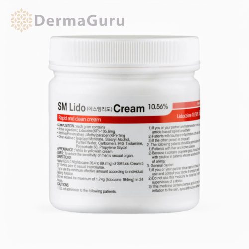 SM Lido, crema cu lidocaină, cremă anestezică pentru piele, 500 g