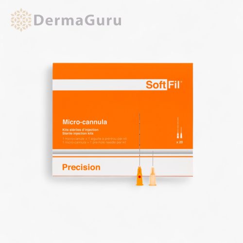 SoftFil Precision canulă de injecție cu vârf plat pentru tratamente faciale și corporale, 18G×70mm 20×1buc